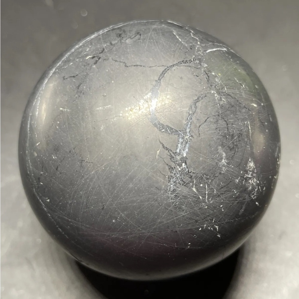 Shungite sphere for EMF protection - Picture 4 of 6